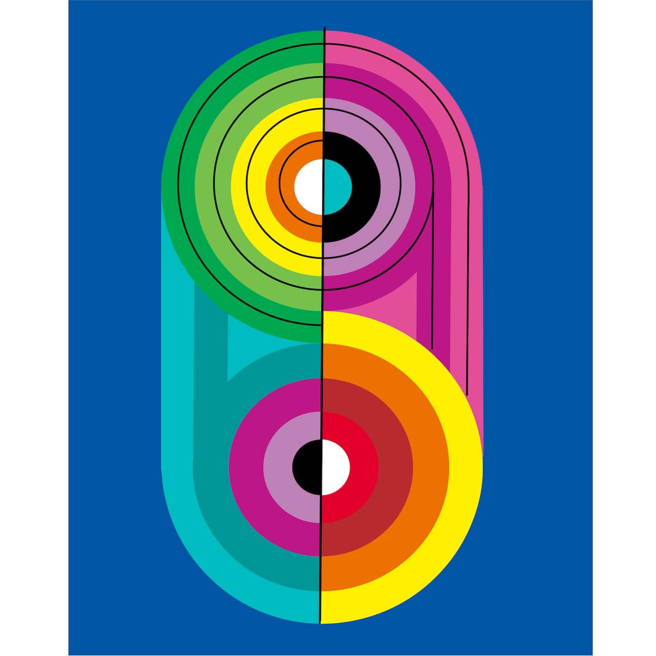 Jonathan Adler x Michaels 16" x20" Multicolor Pattern Paint-By-Number Kit